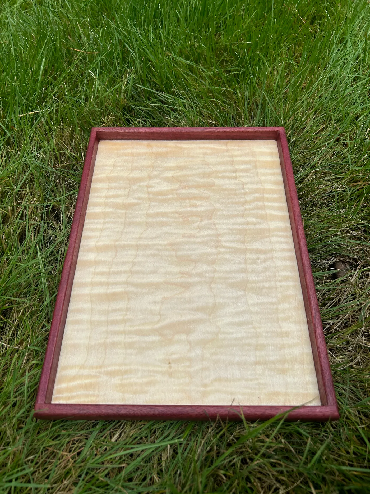 Wooden serving tray